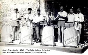 Oran - Place Hoche - The Cuban's Boys  Orchestra - 1949